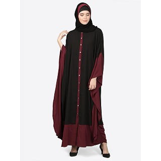 Front open Dubai kaftan abaya